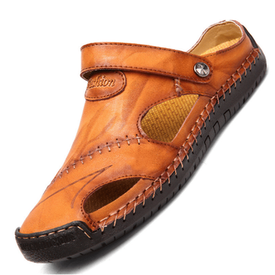 Chris™ | Sandalias de piel ortopédicas
