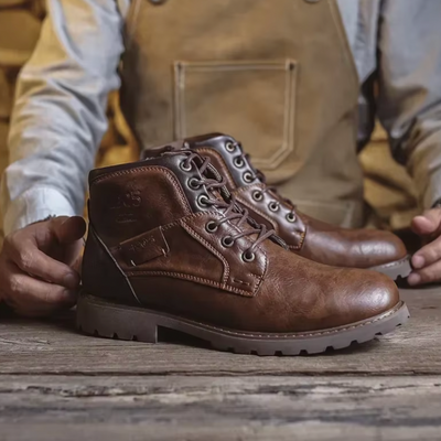 Aaron™ | Botas de piel vintage