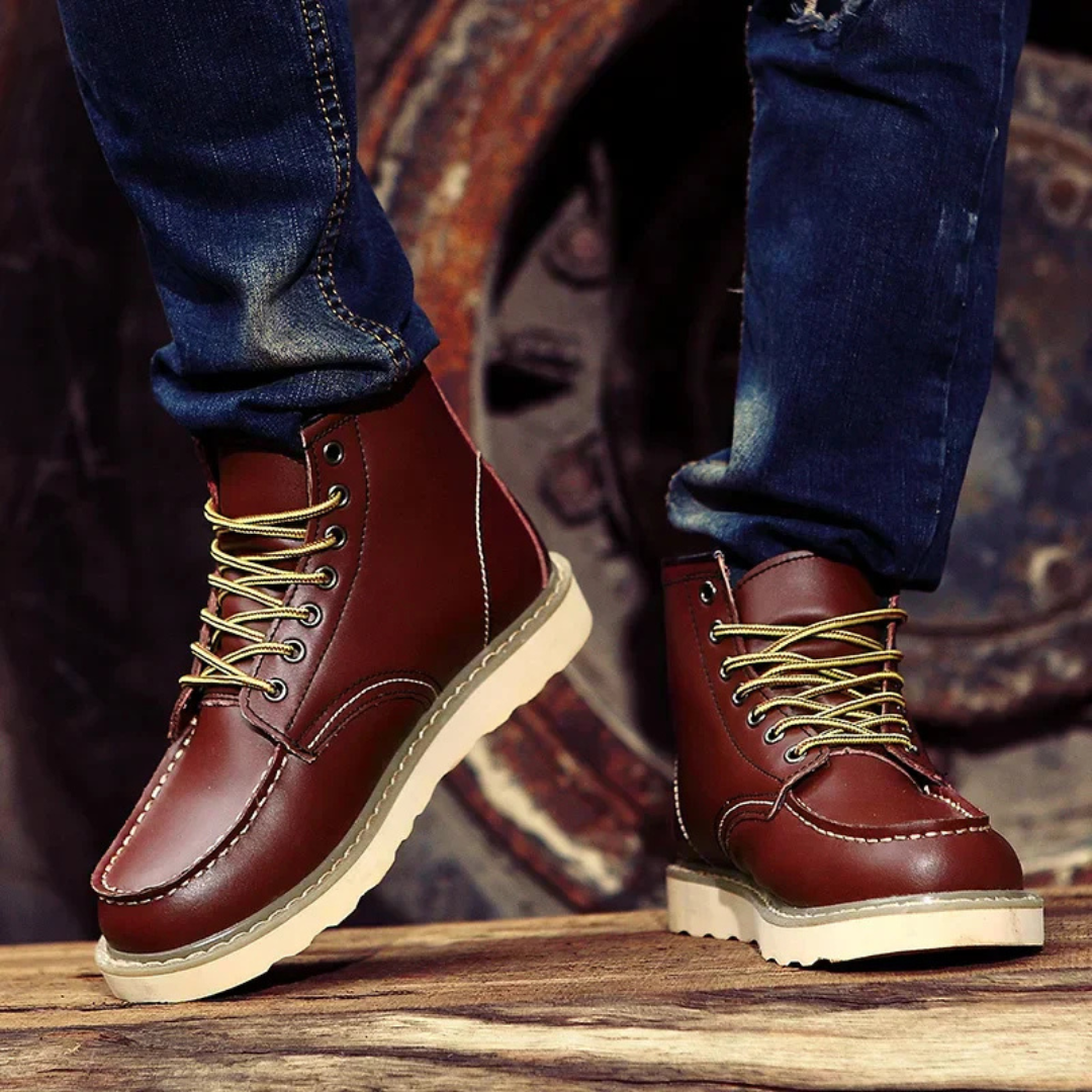 Cole™ | Botas de piel vintage