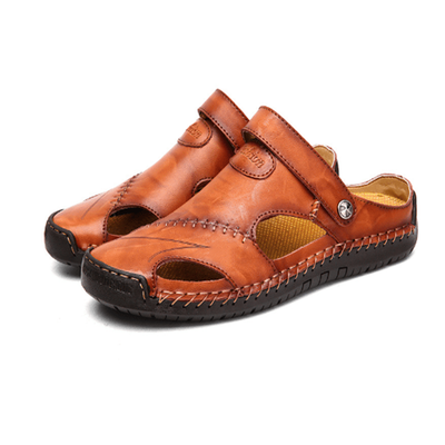 Chris™ | Sandalias de piel ortopédicas