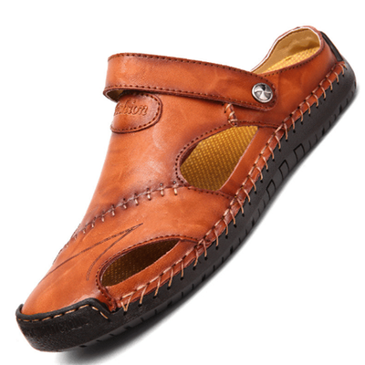 Chris™ | Sandalias de piel ortopédicas