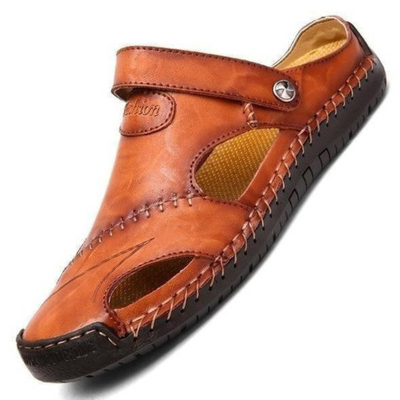 Chris™ | Sandalias de piel ortopédicas